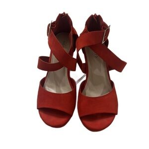 Pretty Torrid red wedge heels😍❤️